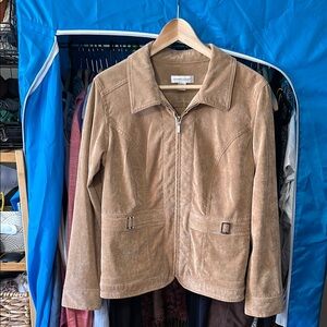 Tan Suede look Women's Jacket